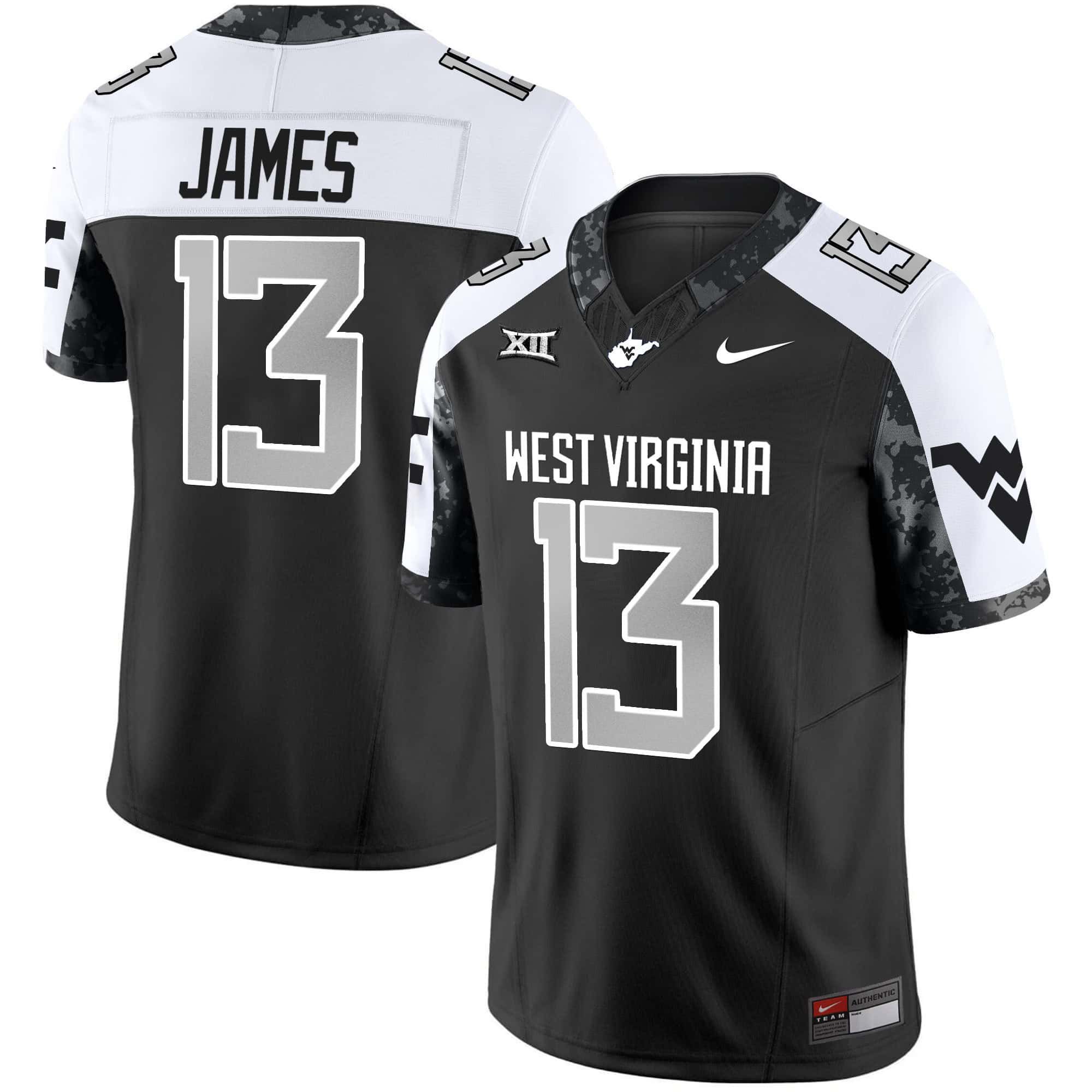 Men West Virginia Mountaineers #13 James Black 2024 Nike Vapor Limited NCAA Jersey style 1->indianapolis colts->NFL Jersey